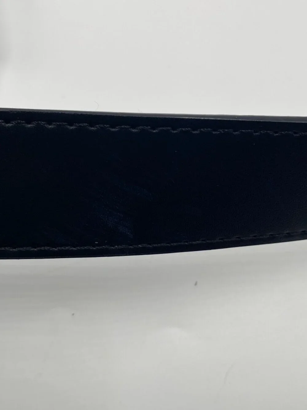 OOBE Black Leather Belt Size Small 1.25